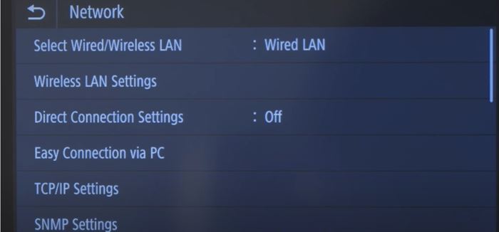 wireless LAN setting - How To Connect Canon Imageclass Printer To Wifi