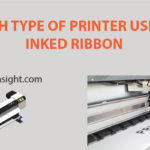 which type of printer uses an inked ribbon