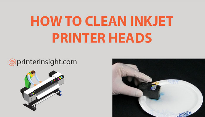 how to clean inkjet printer heads