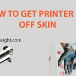 how to get printer ink off skin