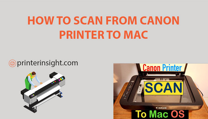 how to scan from canon printer to mac