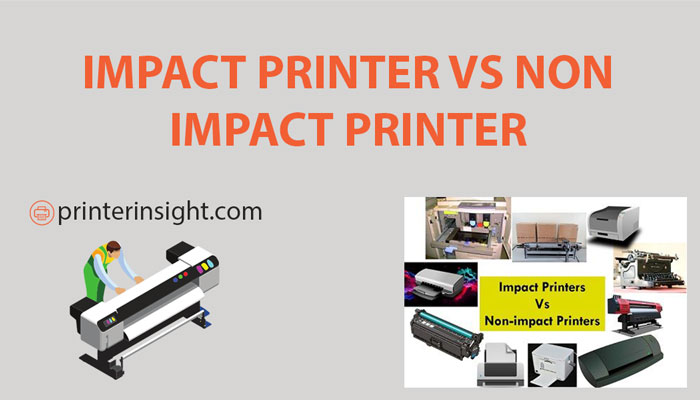impact printer vs non impact printer