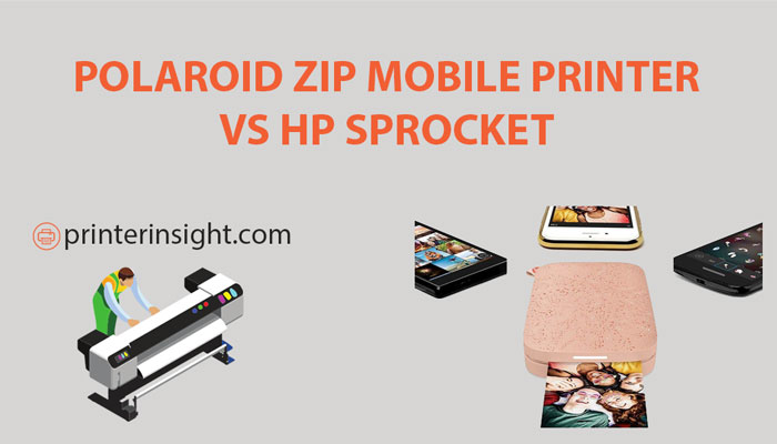 polaroid zip mobile printer vs hp sprocket