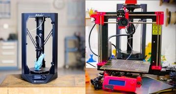 Delta 3D Printer Outside View - Delta Vs Cartesian 3D Printer