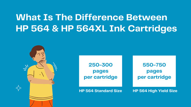 HP Printer Ink 564 Vs HP Printer Ink 564XL