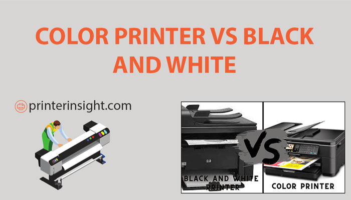 color printer vs black and white
