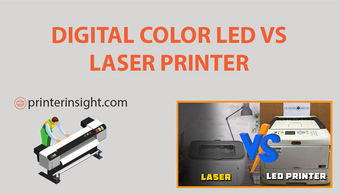 digital color led vs laser printer
