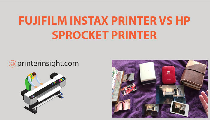 fujifilm instax printer vs hp sprocket printer