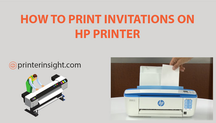 how to print invitations on hp printer