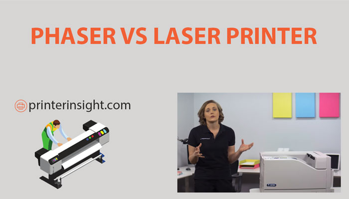 phaser vs laser printer