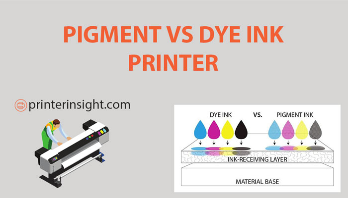 pigment vs dye ink printer
