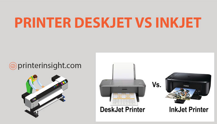 printer deskjet vs inkjet