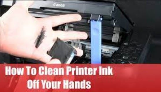 How to clean up ink spills