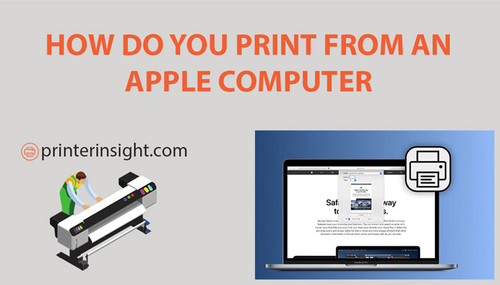 how do you print from an apple computer