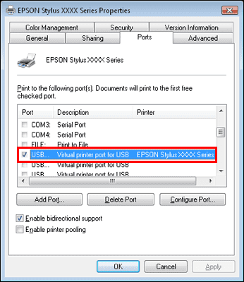 Choosing printer port in Windows 7 - How To Set Up Printer Windows 7