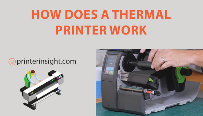 how does a thermal printer work