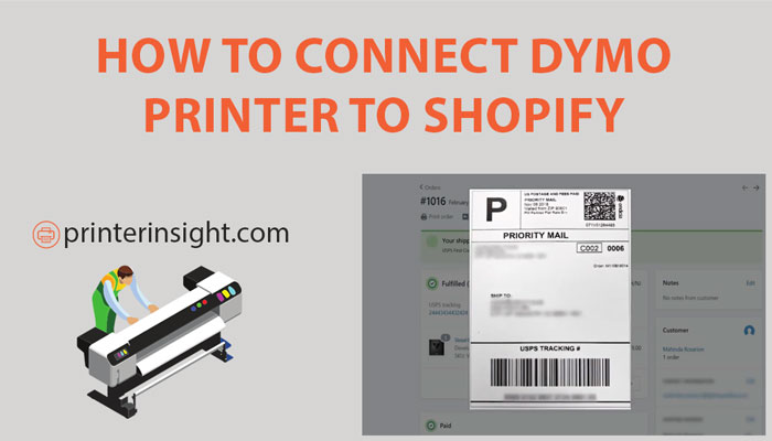 how to connect dymo printer to shopify