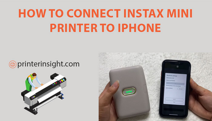 how to connect instax mini printer to iphone