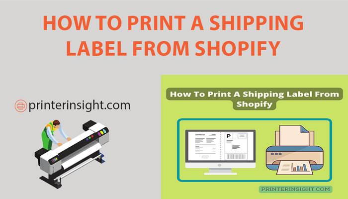 how to print a shipping label from shopify