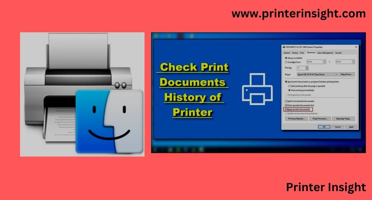 How To Check Printer History