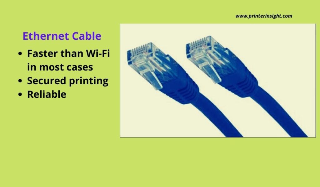 Ethernet Cable in Joining Laptop and Canon Printer - How to Connect Canon Printer to Laptop without USB Cable? [Solved]