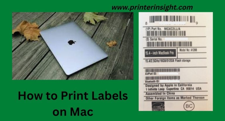 How to Print Labels on Mac