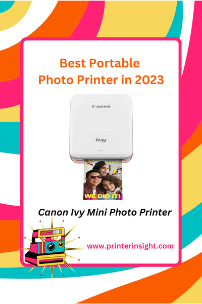 Canon Ivy Mini Photo Printer is Very Lightweight - Best Portable Photo Printer