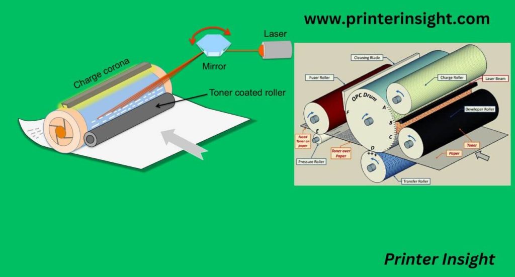 Inside of a Laser Toner Printer