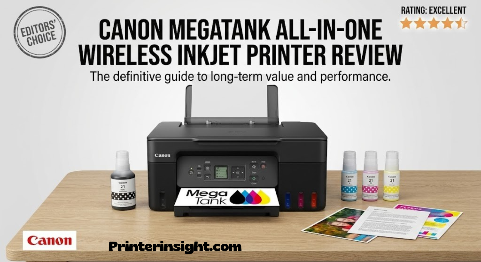 Canon MegaTank All-in-One Wireless Inkjet Printer Review