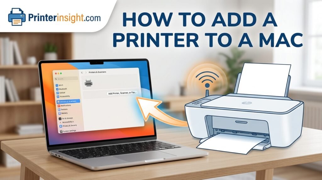 Adding a printer to a Mac