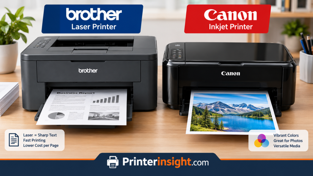Brother vs. Canon Printer Showdown