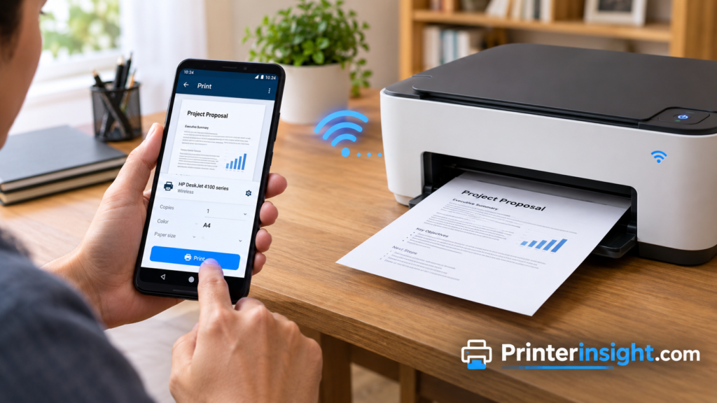 Wireless Smartphone Printing at Home